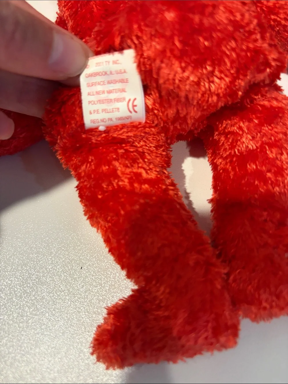 TY Beanie Baby Sizzle Bear